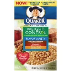 Quaker Weight Control Oatmeal